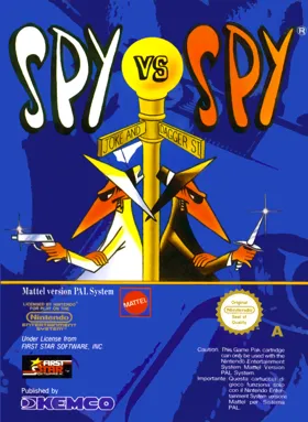 Spy vs Spy (Europe) box cover front